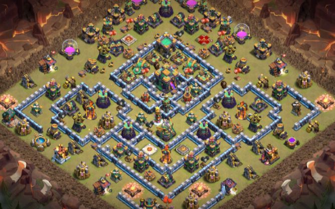 Town Hall 14 War Base layout by #Perfect_Gammer