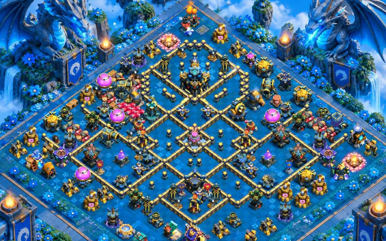 Town Hall 17 CWL Base layout by ديوان الملوك 👑