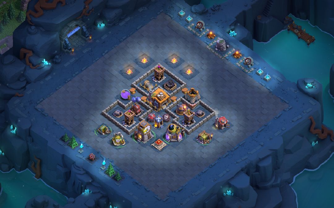 Builder Hall 7 Builder Base layout by ™ANIK_♚100