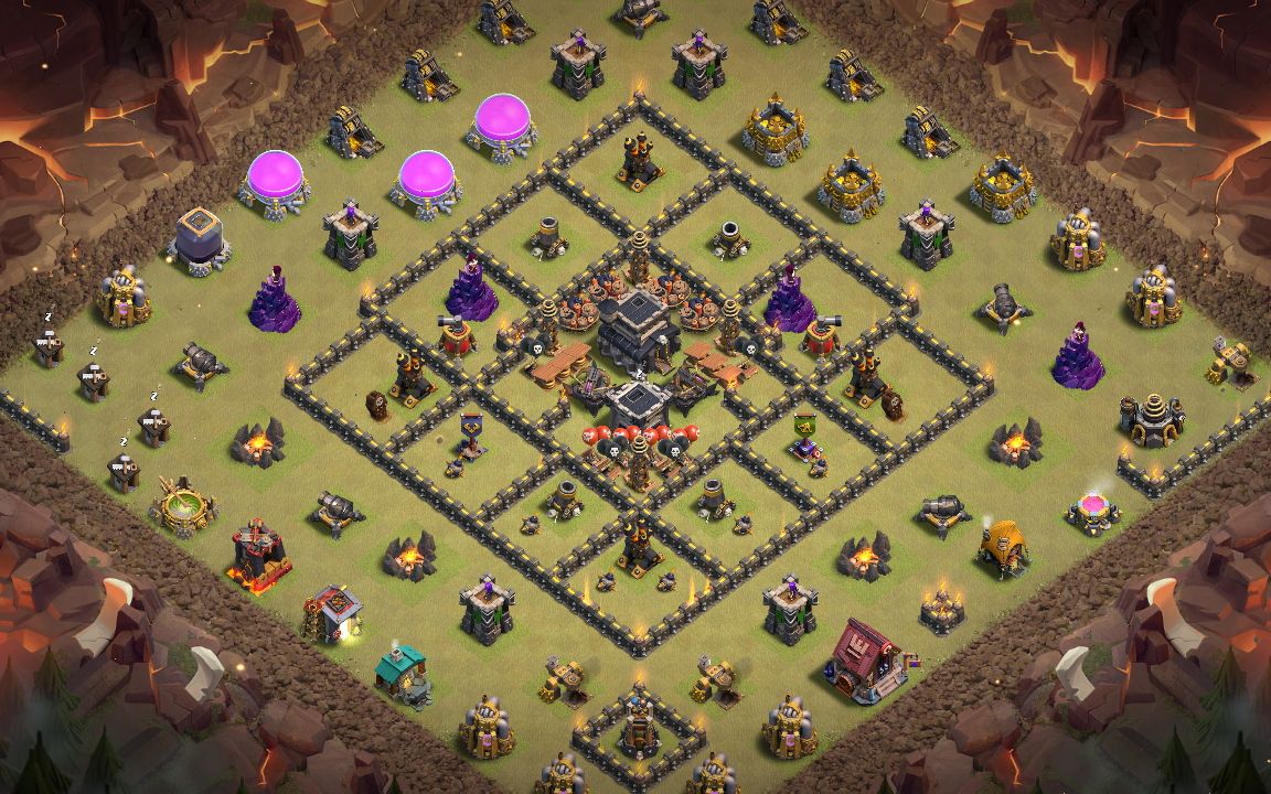 Town Hall 9 CWL Base layout by Liya Amelia