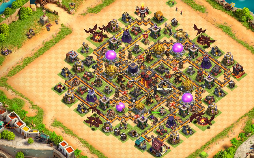 Town Hall 10 Farming Base layout by ™ANIK_♚100