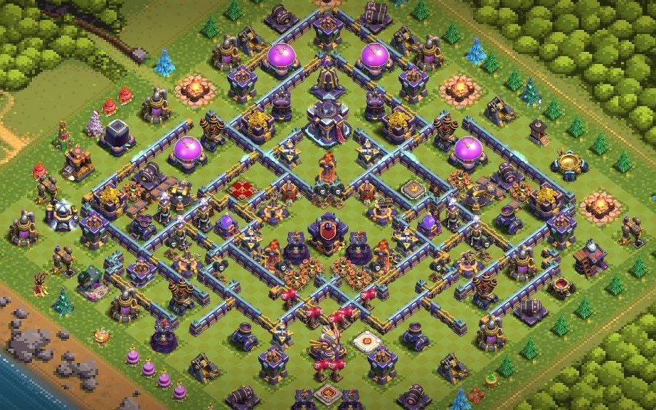 Town Hall 15 Trophy Base layout by XLR8