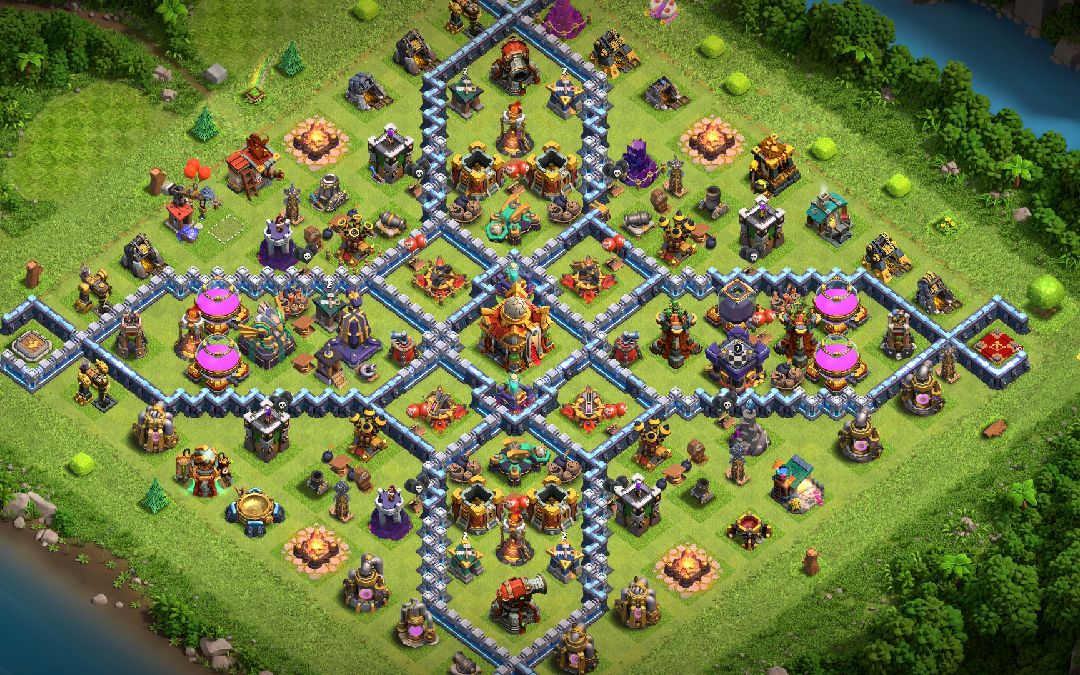 Town Hall 16 Hybrid Base layout by another world