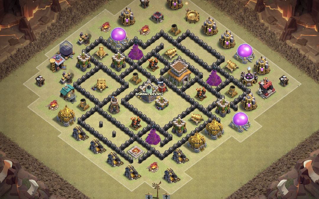 Town Hall 8 War Base layout by XLR8