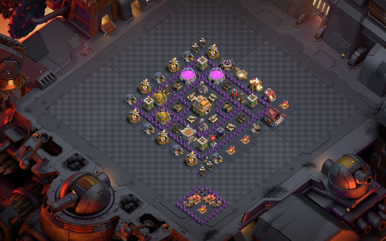 Town Hall 7 War Base layout by فضل