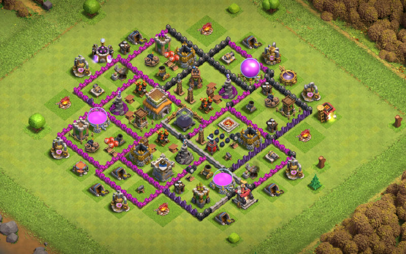 Town Hall 8 Farming Base layout by BeaTrix™