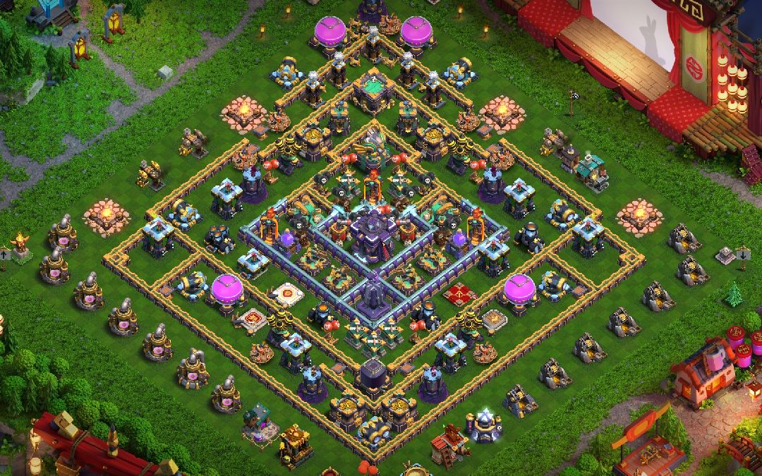 Town Hall 15 Hybrid Base layout by Wired