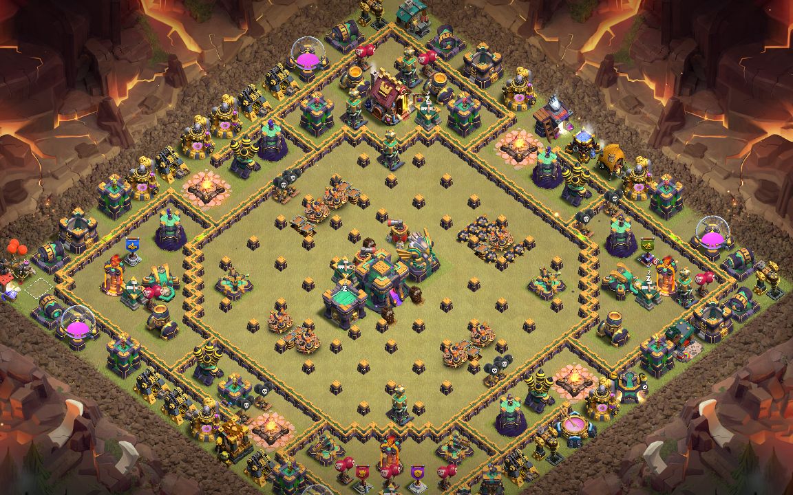 Town Hall 14 CWL Base layout by حسن