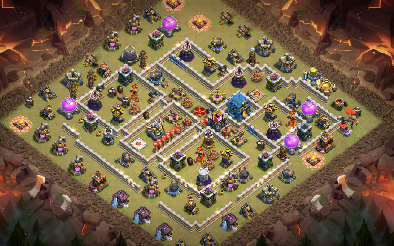 Town Hall 12 War Base layout by °~MaXimus~°