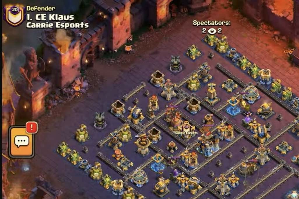 Town Hall 18 War Base layout by XLR8