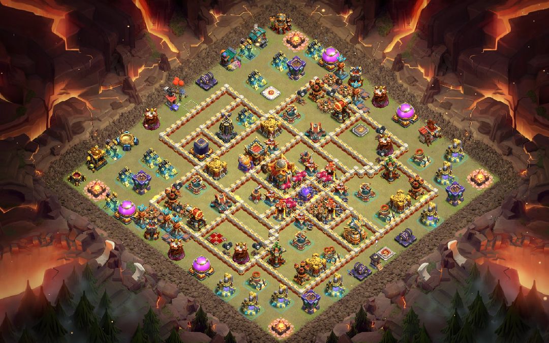 Town Hall 16 War Base layout by XLR8