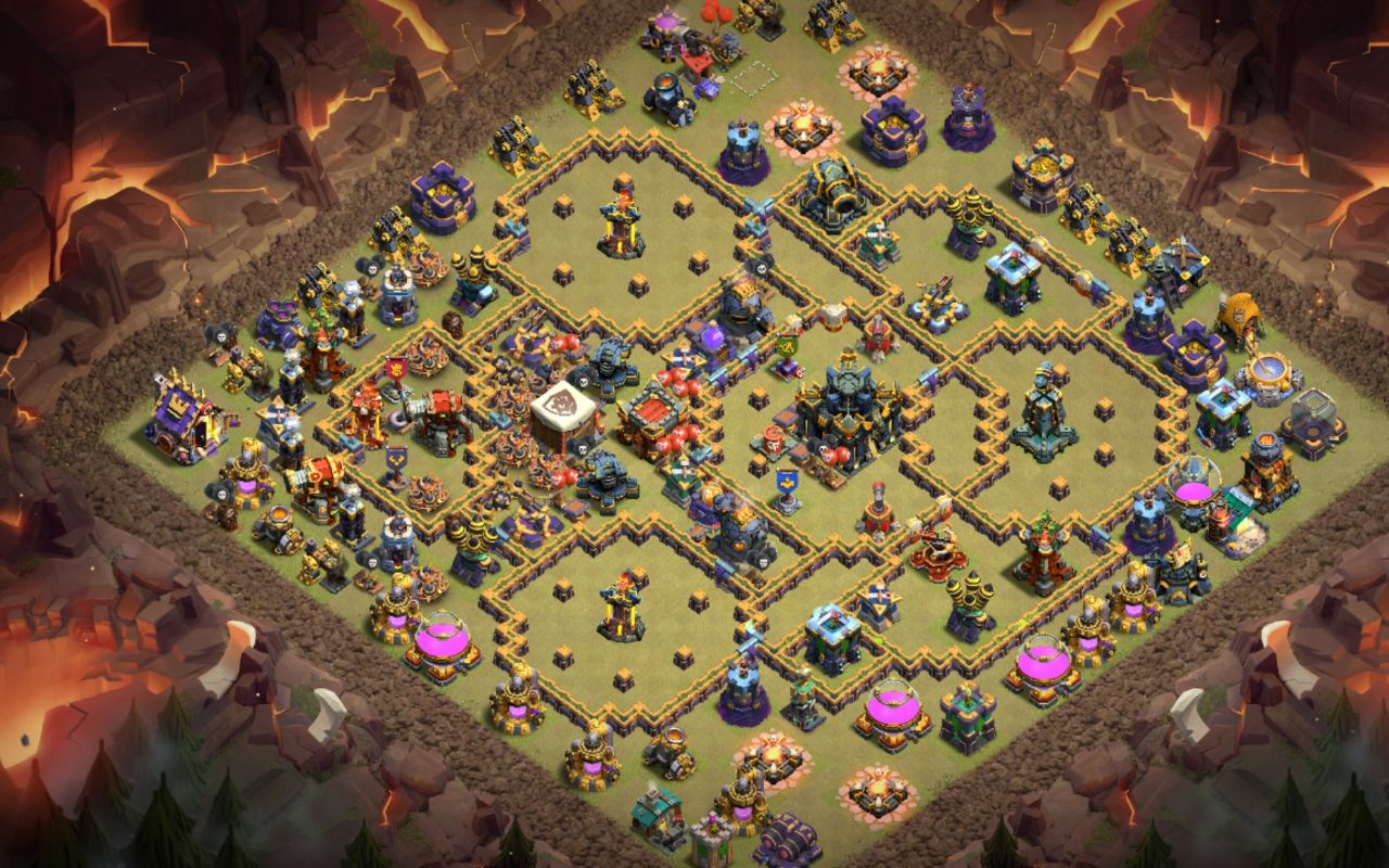 Town Hall 17 War Base layout by عمكم ابو شوارب 👌👌☠️