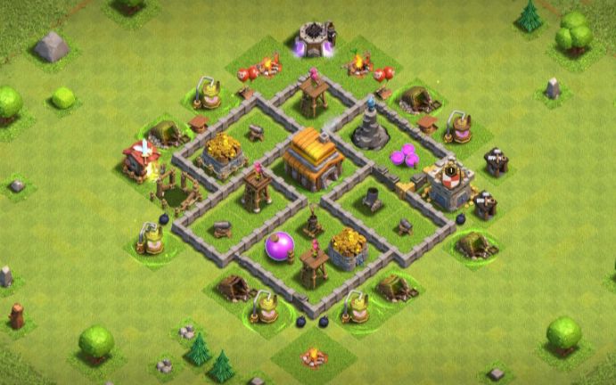 Town Hall 5 Farming Base layout by #Perfect_Gammer