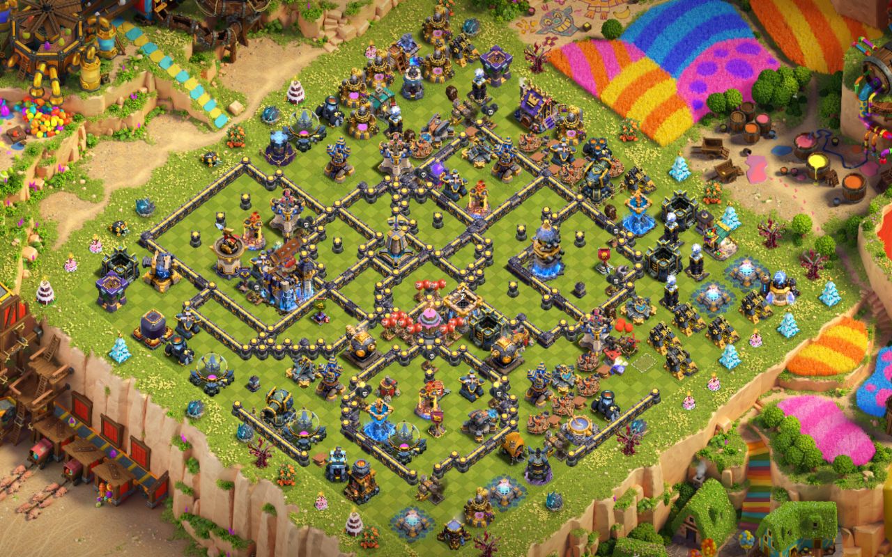 Town Hall 18 Hybrid Base layout by BROTHERS ARMY