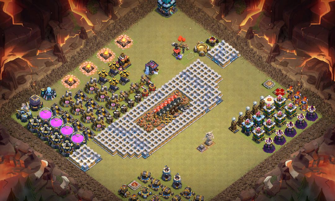Town Hall 13 Fun Base layout by XLR8