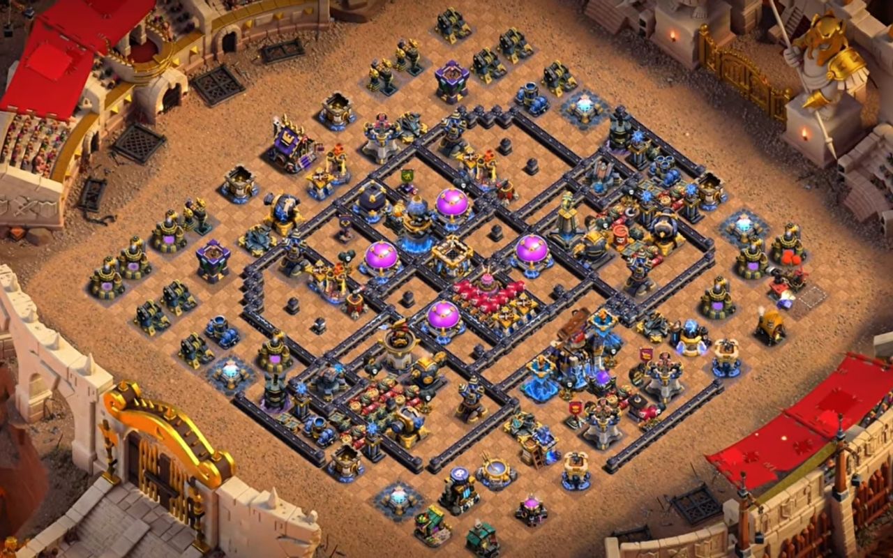 Town Hall 18 Legend Base layout by BH10