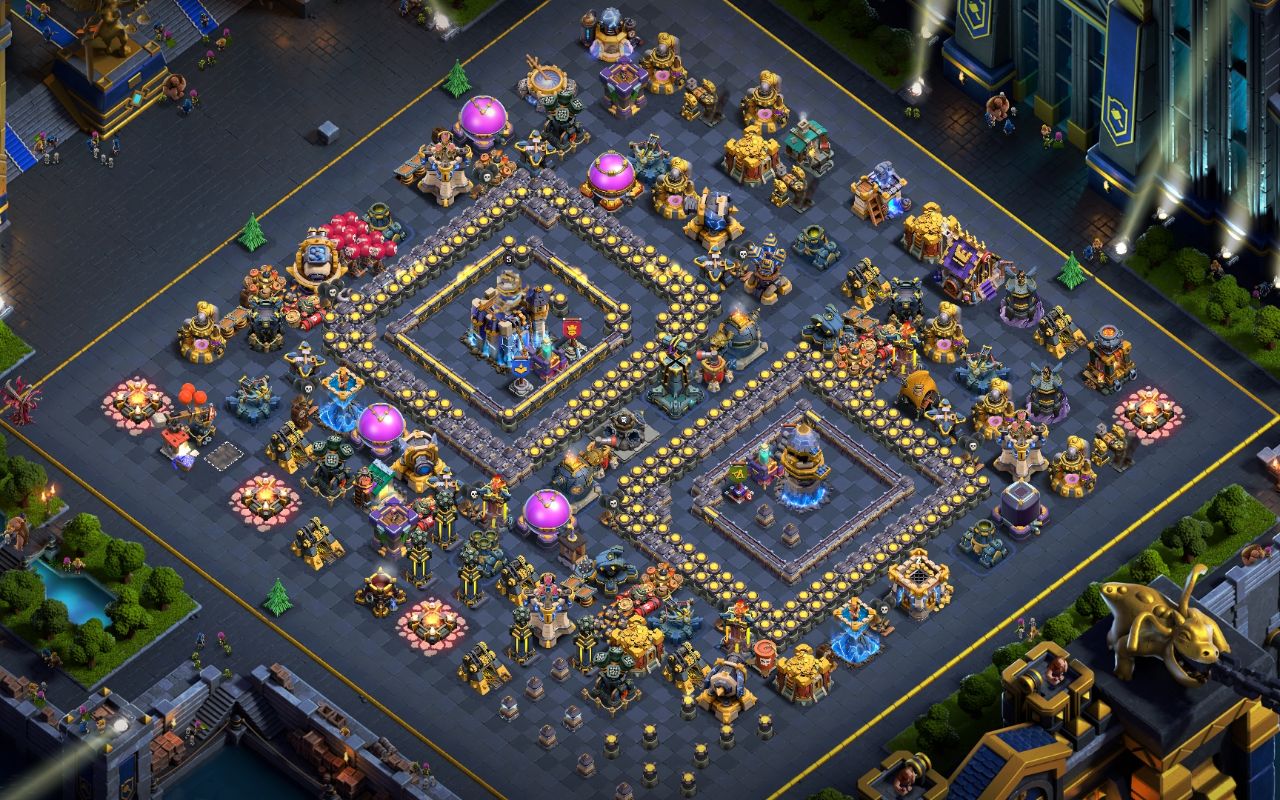 Town Hall 18 CWL Base layout by Bj Raihan