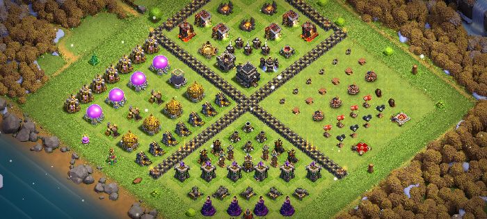 Town Hall 9 Fun Base layout by User