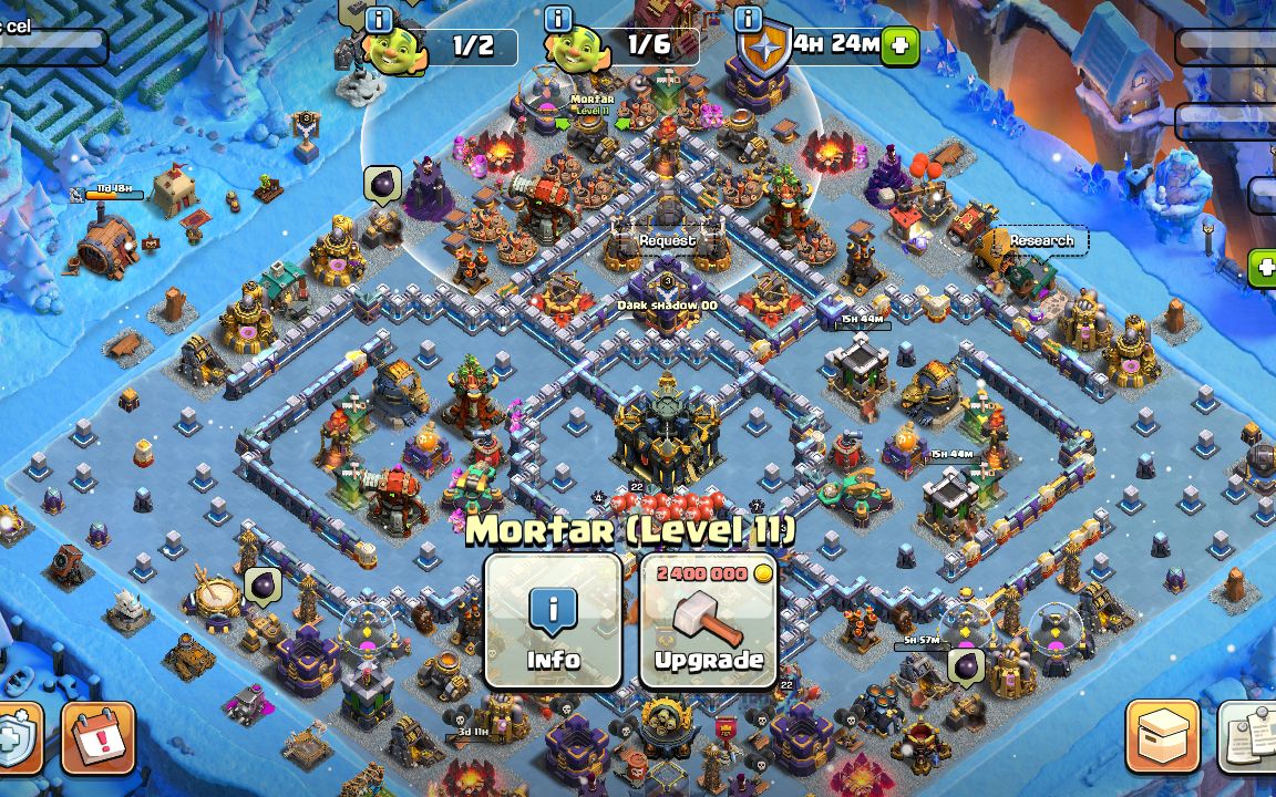 Town Hall 17 Hybrid Base layout by Renz Paul (MX68L3HARNESS