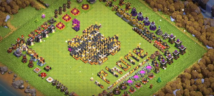 Town Hall 11 Fun Base layout by MR.AVENGER