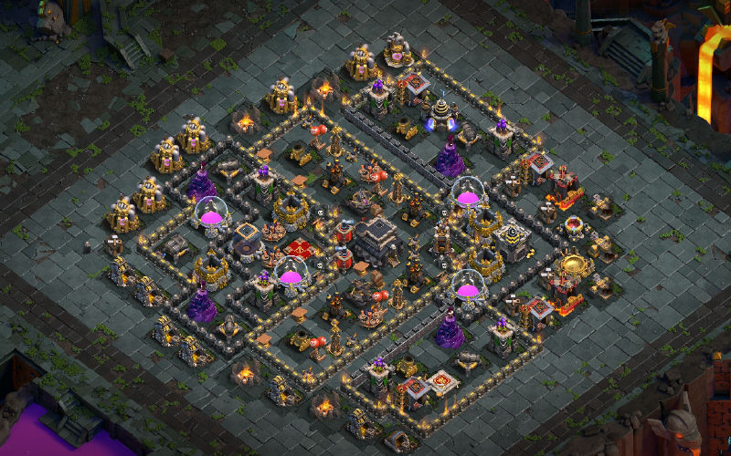 Town Hall 9 Hybrid Base layout by Mr.Save/Layout