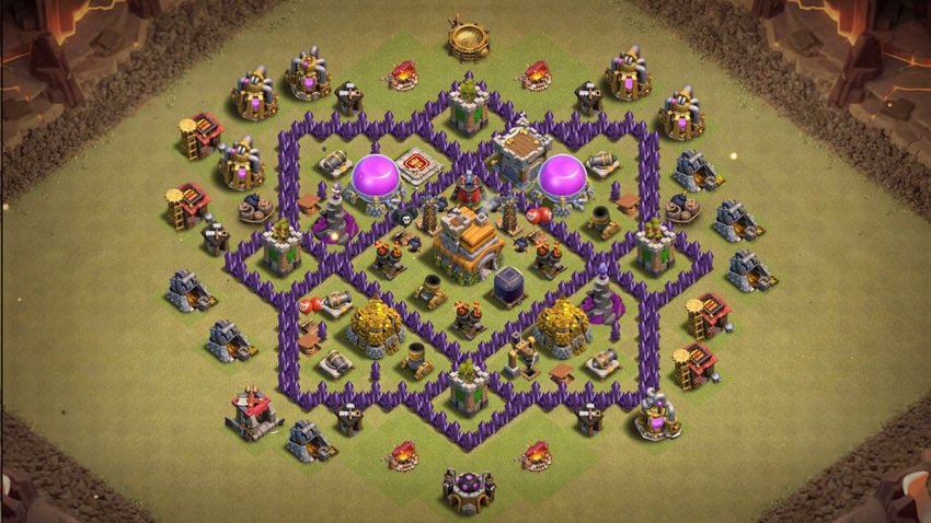 Town Hall 7 War Base layout by TReX