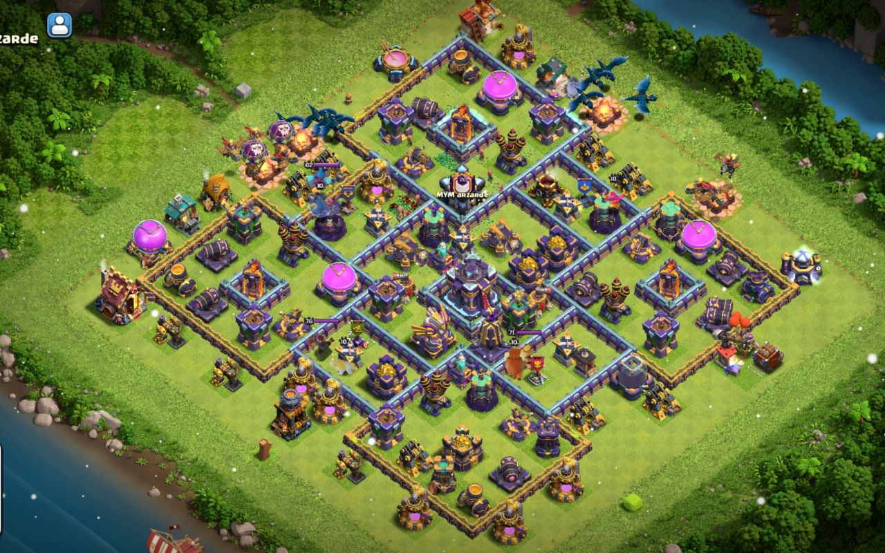 Town Hall 14 War Base layout by User