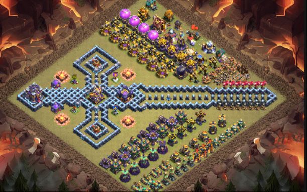 Town Hall 15 Hybrid Base layout by ❤O-S_الكاهلي❤