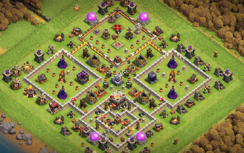 Town Hall 11 War Base layout by Froppy