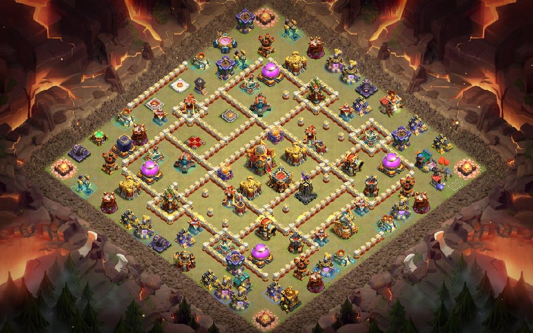 Town Hall 16 War Base layout by XLR8