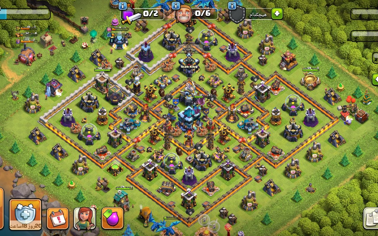 Town Hall 13 War Base layout by King👑