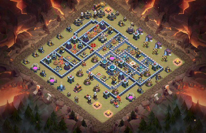 Town Hall 13 War Base layout by TReX