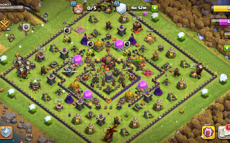 Town Hall 10 Farming Base layout by BeaTrix™