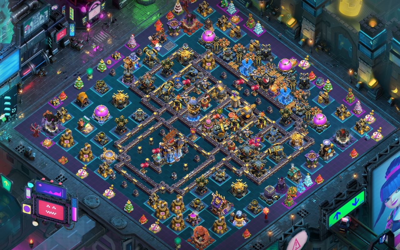 Town Hall 18 Trophy Base layout by GenSPX