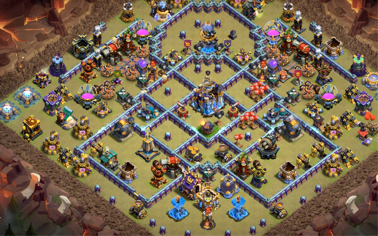Town Hall 18 War Base layout by Sn0w0wl
