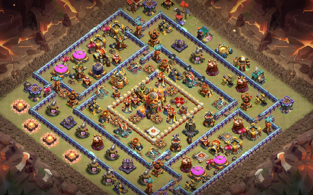 Town Hall 16 Trophy Base layout by ong Naga