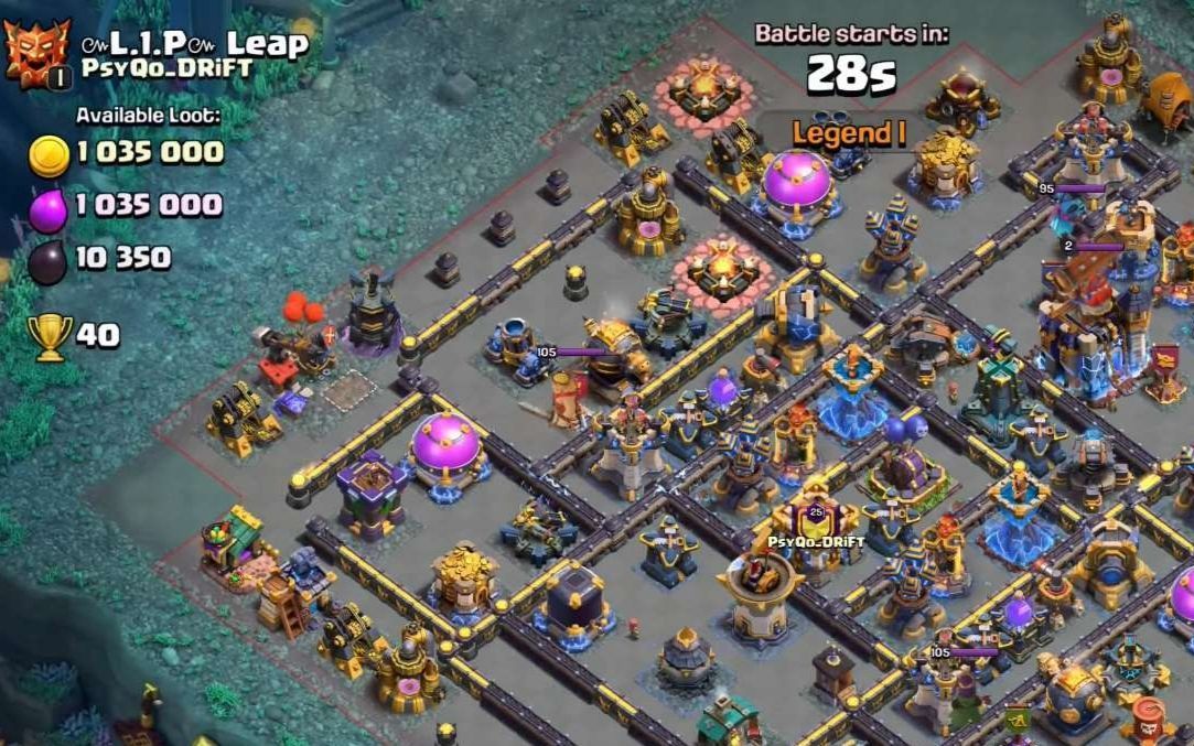Town Hall 18 Trophy Base layout by XLR8