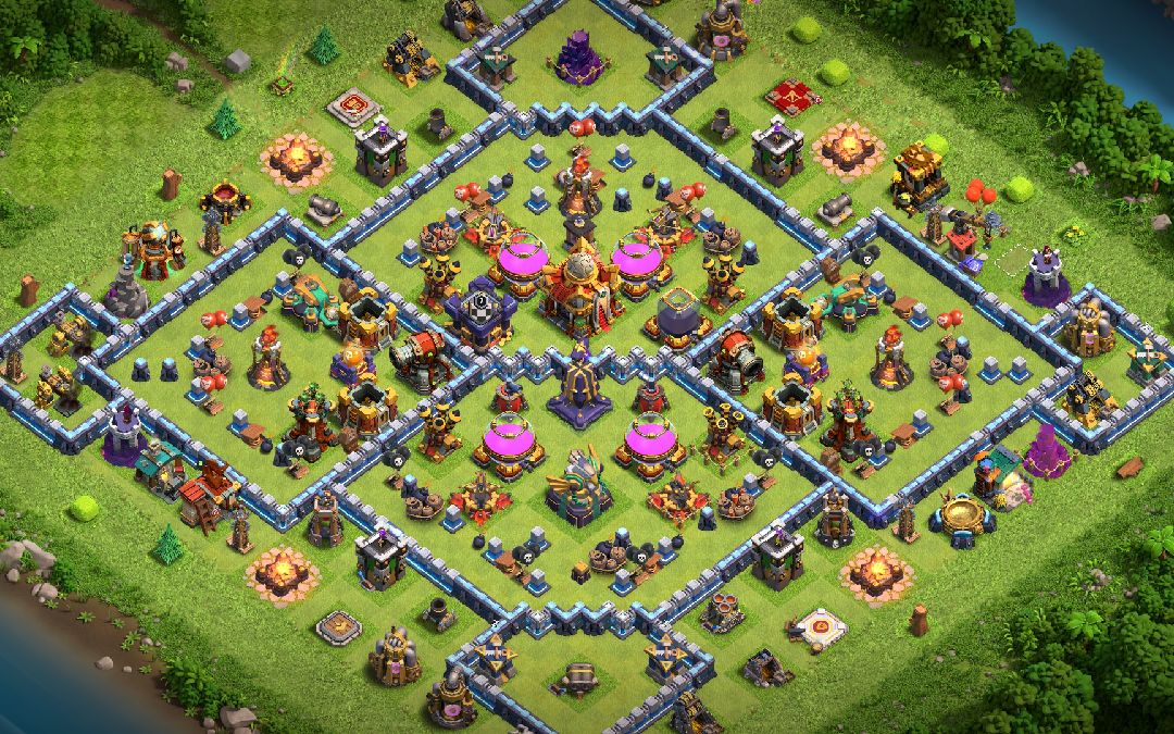 Town Hall 16 Hybrid Base layout by another world