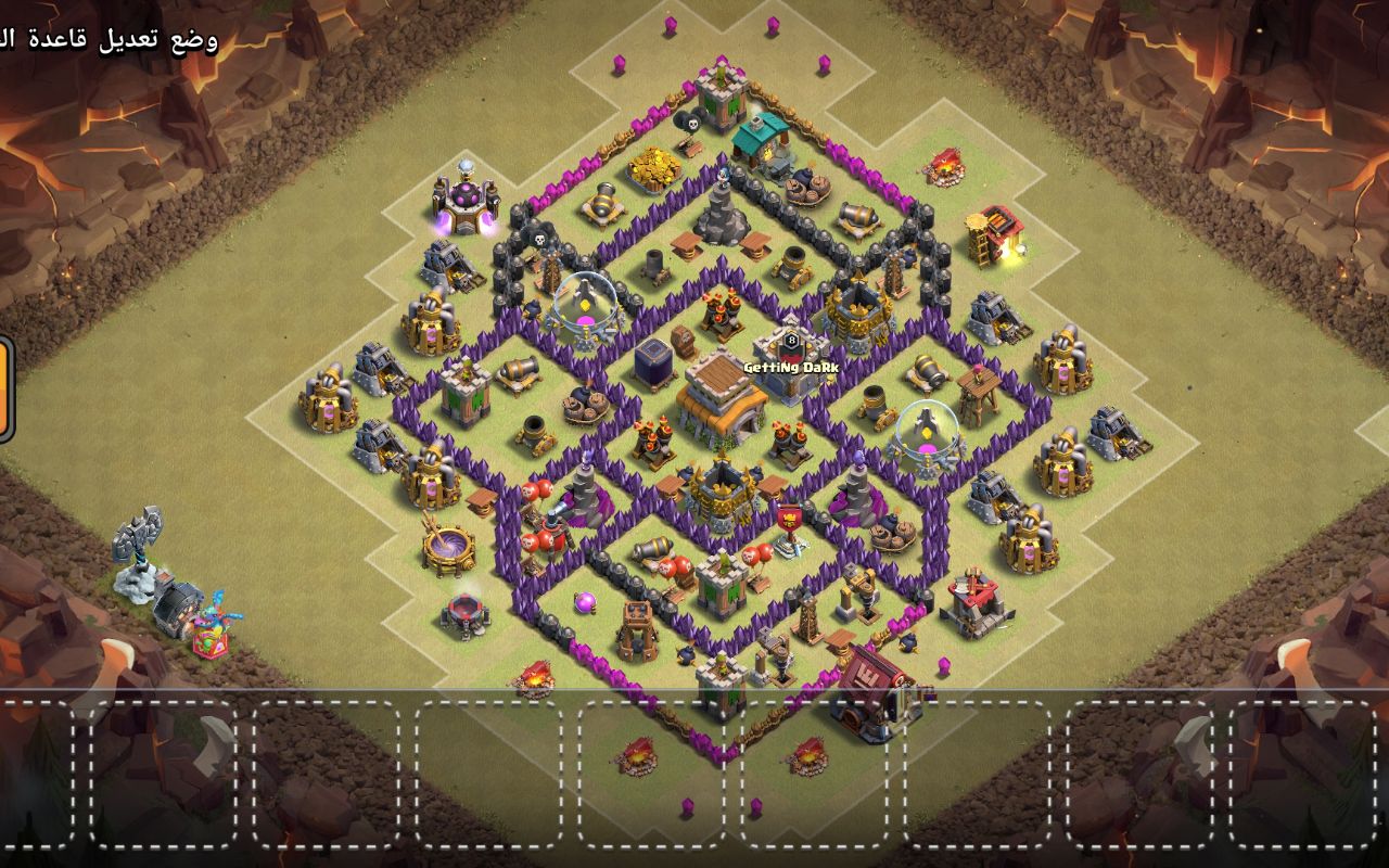 Town Hall 8 War Base layout by alstoRa Wael