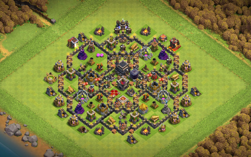 Town Hall 9 Farming Base layout by UserNekopoi24