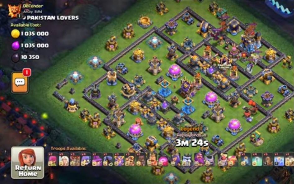 Town Hall 18 Trophy Base layout by ديوان الملوك 👑