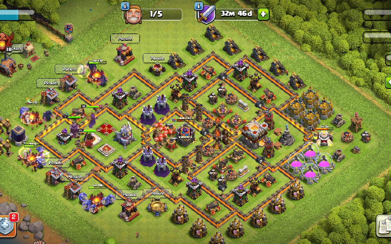 Town Hall 11 Trophy Base layout by cpa