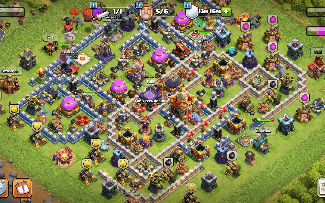 Town Hall 16 Hybrid Base layout by GOODSON