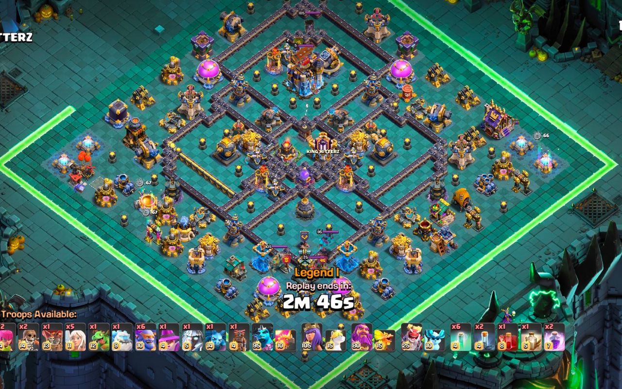 Town Hall 18 Trophy Base layout by XLR8