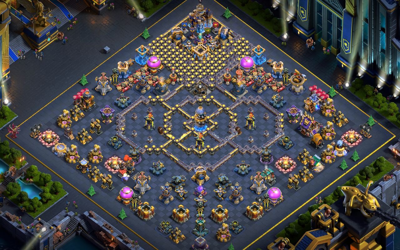Town Hall 18 CWL Base layout by Bj Raihan