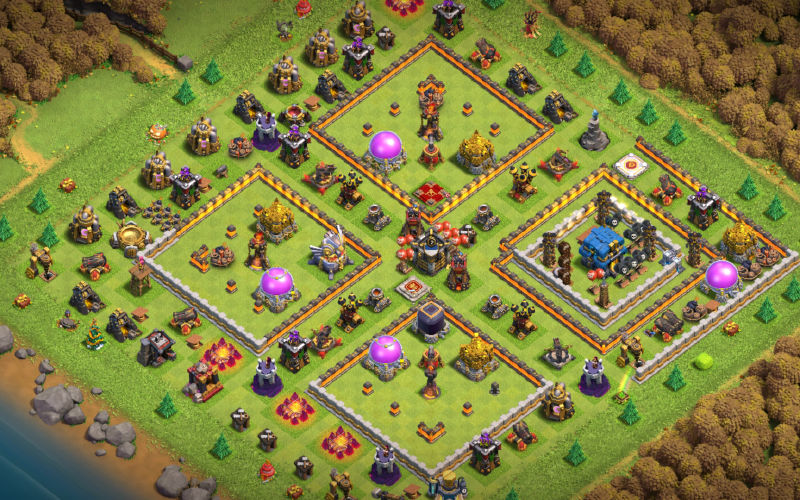 Town Hall 12 Farming Base layout by BeaTrix™