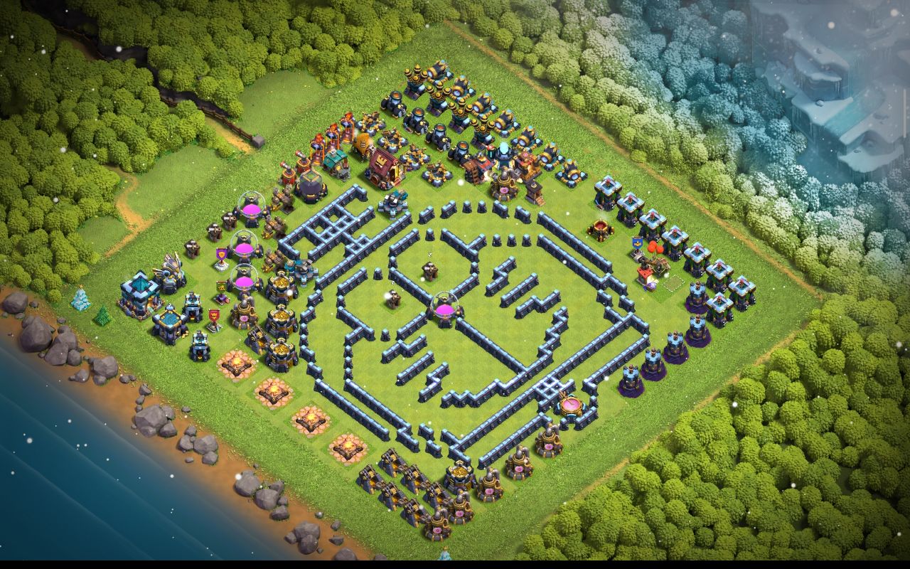 Town Hall 13 War Base layout by ادخل الكلان  اذه أنته عربي  ومنور