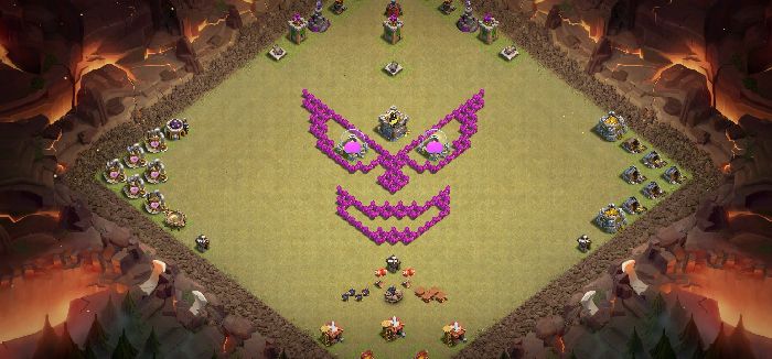 Town Hall 6 Fun Base layout by TakeruPlays