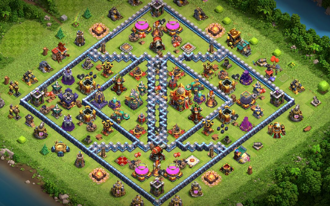 Town Hall 16 Hybrid Base layout by another world