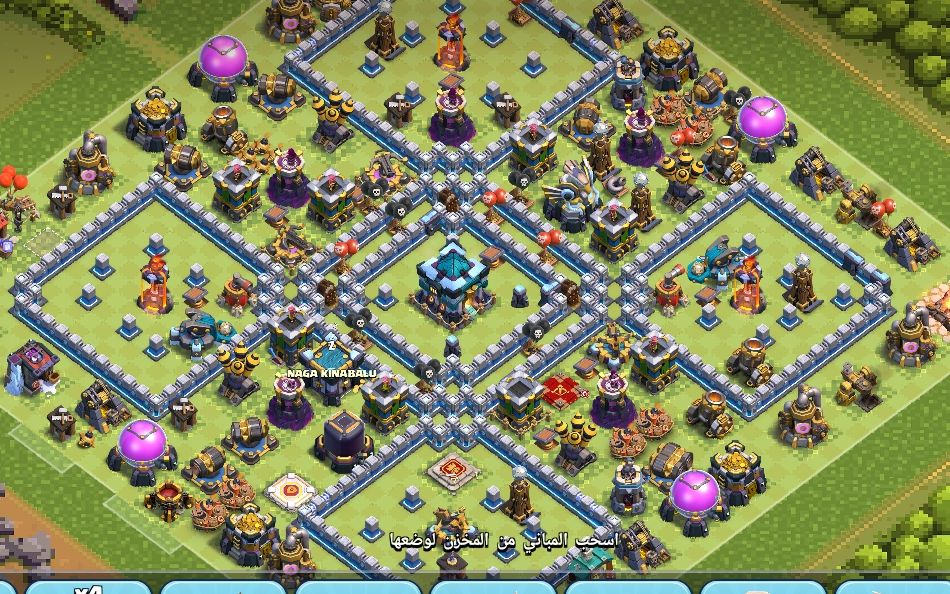 Town Hall 13 Trophy Base layout by DB. Alfa